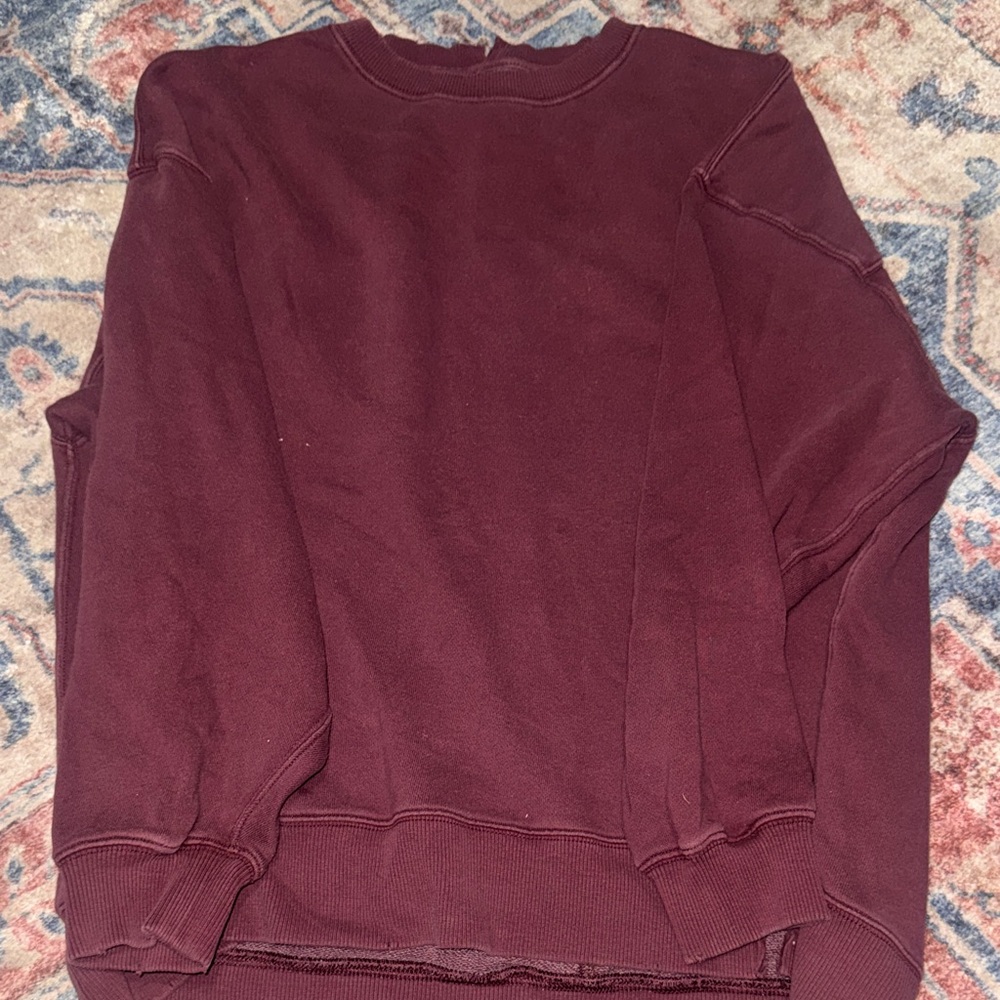 Aerie Burgundy Sweatshit